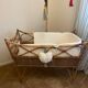 Rattan baby bed
