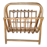 Rattan magazine holder