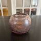 Biot glass tealight holder