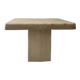 Square coffee table in polished travertine, Italy 1970.