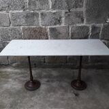 Bistro table marble top 145.5 cm