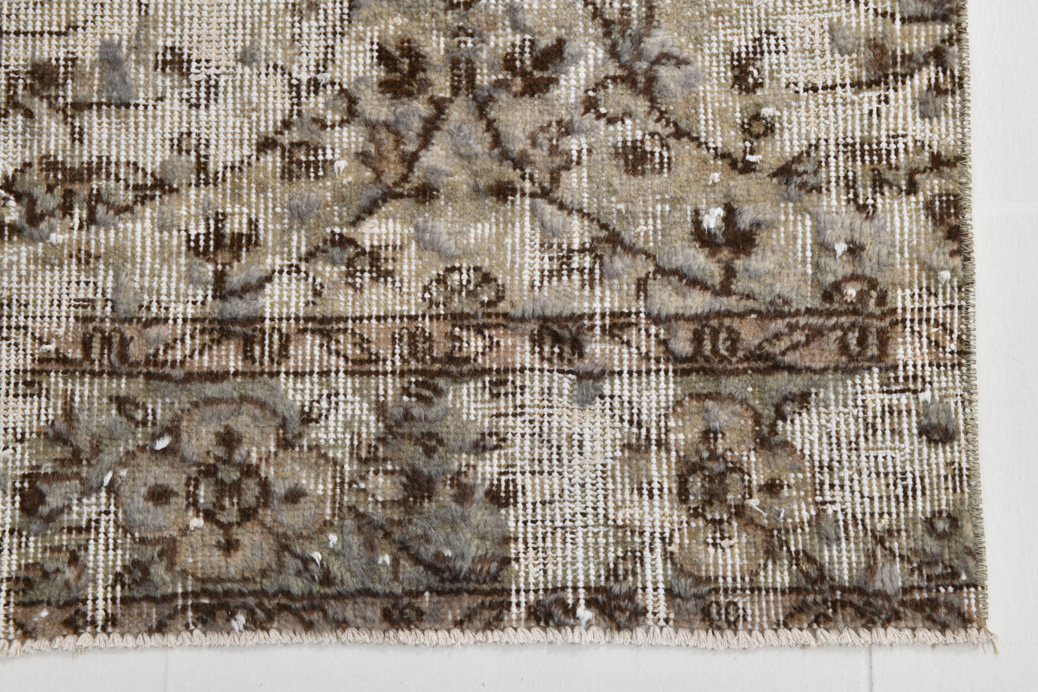 Turkish runner rug, 80x270cm