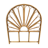 Rattan bedhead one person