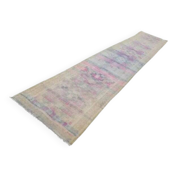 Tapis de couloir turc vintage