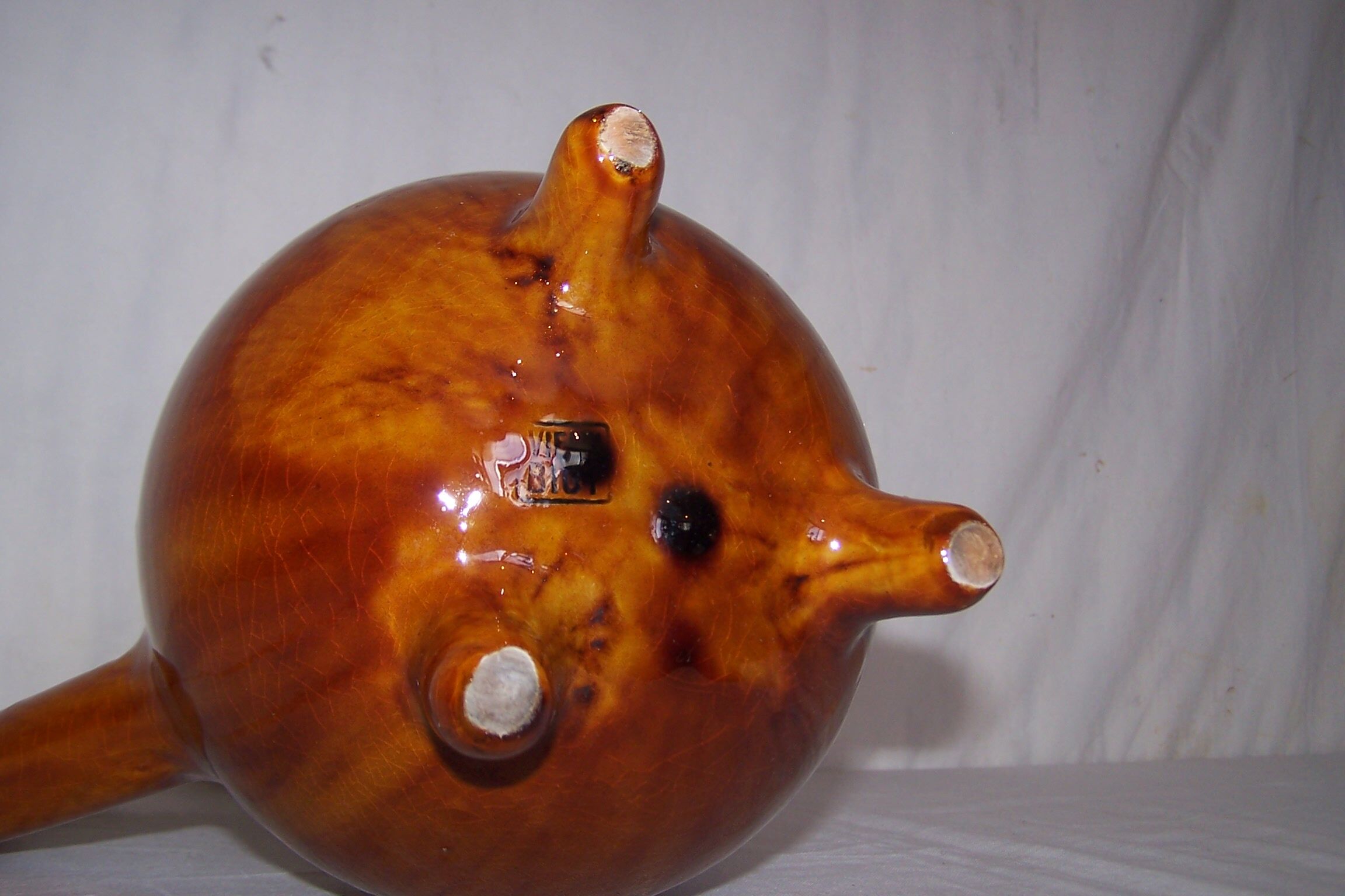 Zoomorphic vase tripod, old biot, 50