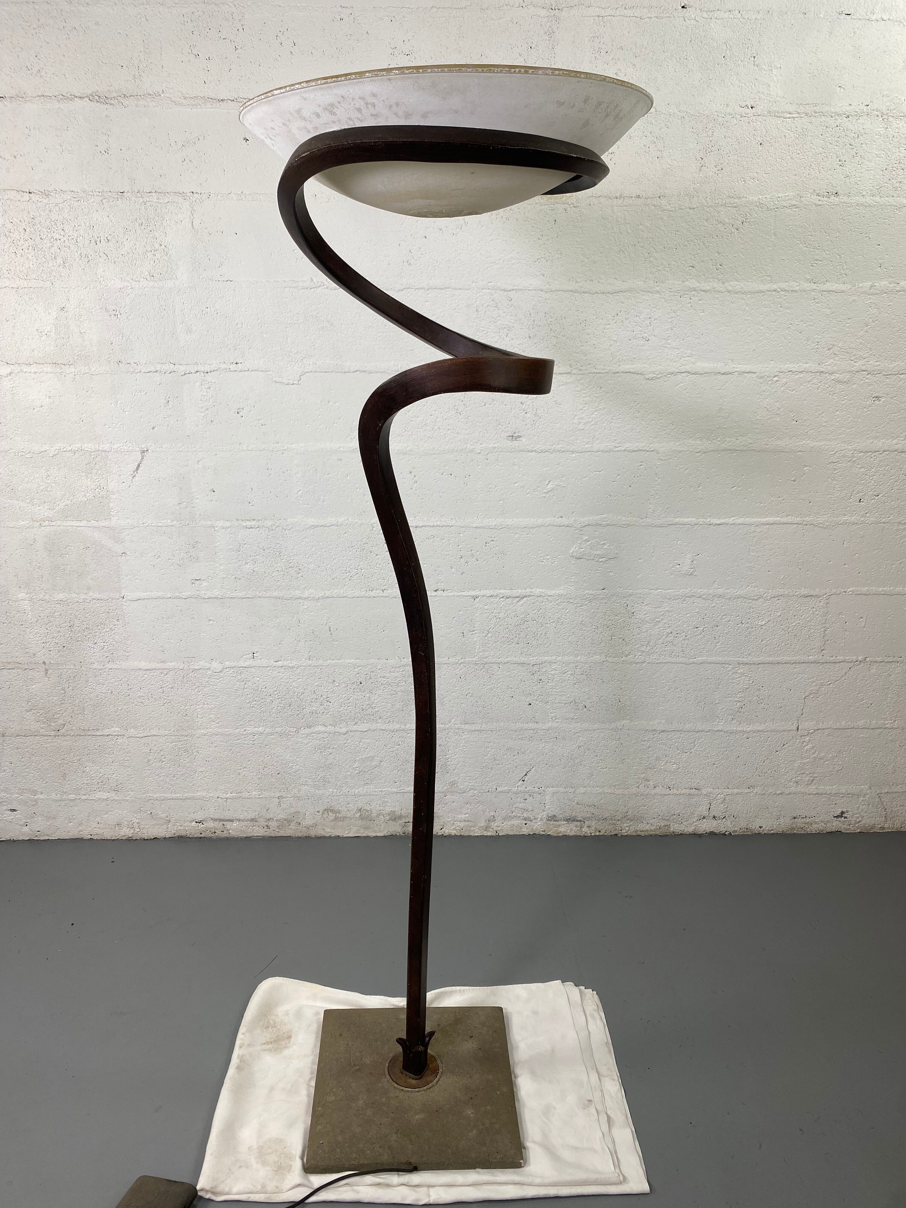 Floor lamp "Alfea" Scavo Enzo CIAMPALINI for Lamp International in Murano glass- 1970