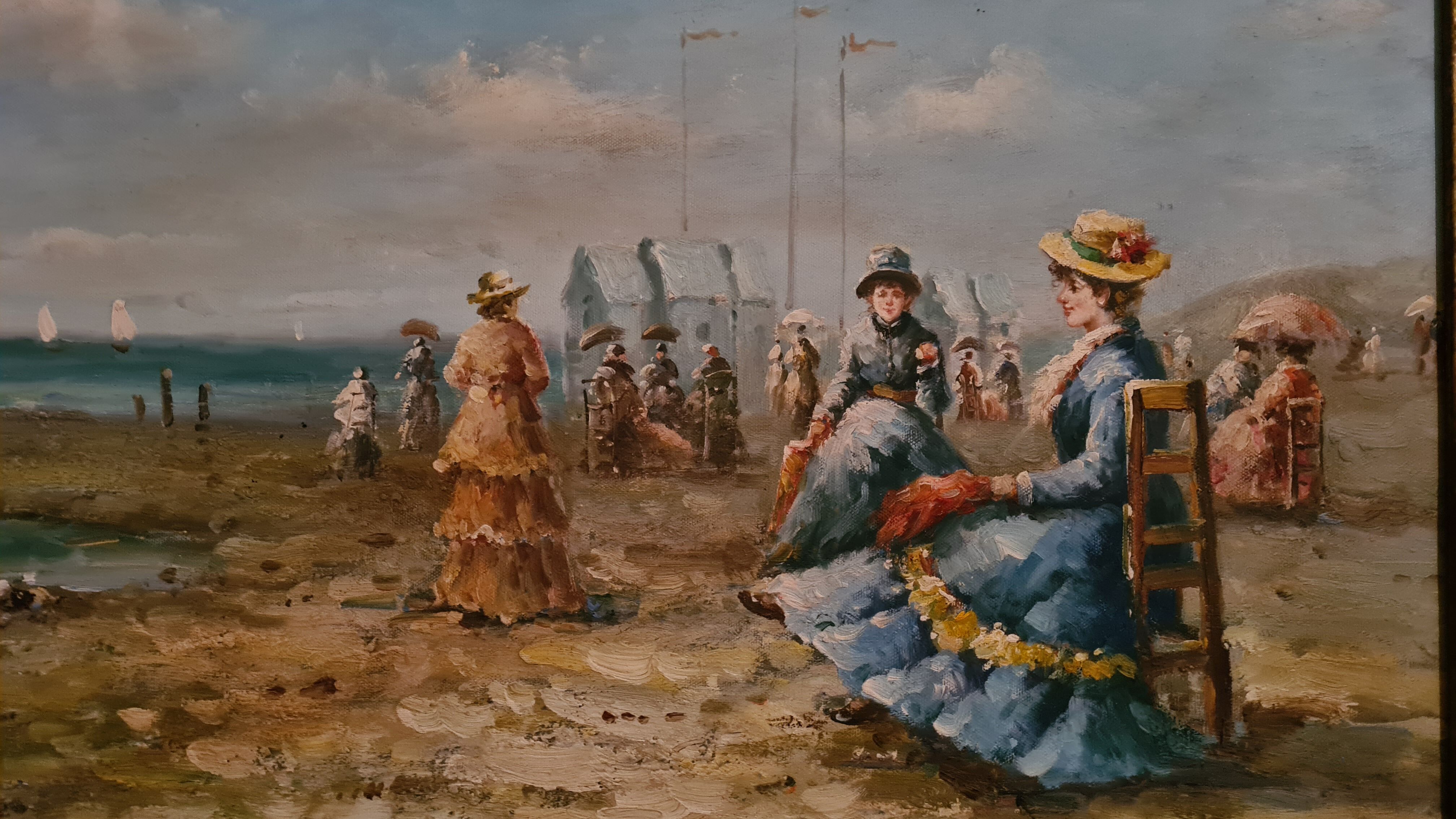 Romantic vintage painting