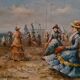 Tableau vintage romantique
