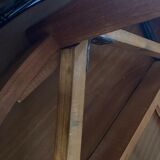 Scandinavian round table with extension