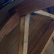 Table ronde scandinave avec rallonge