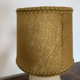 Stoneware lamp - rope lampshade