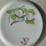 Set of 12 cheese plates France Chavroux 1990s D 21.5