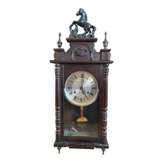 Hanged vintage antique clock Regulator 31 tage