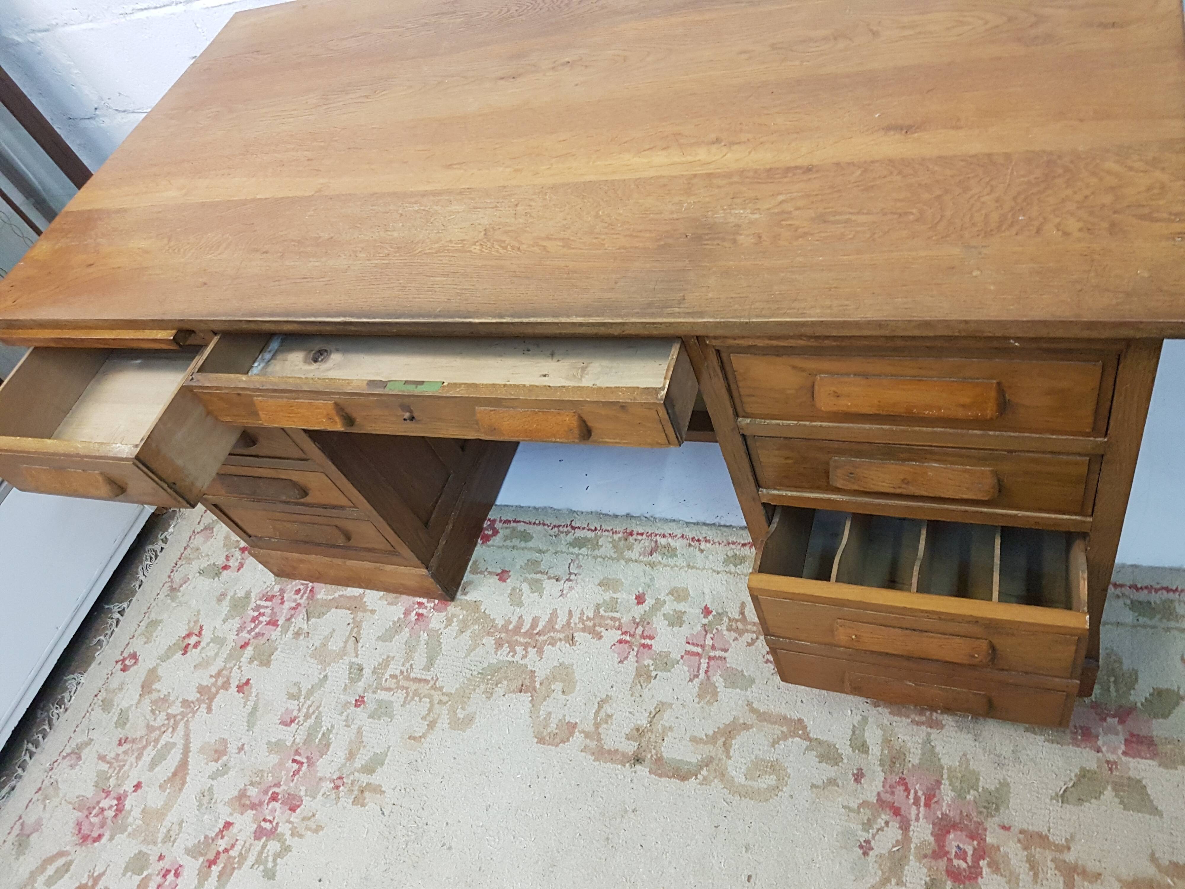 Coffered desk