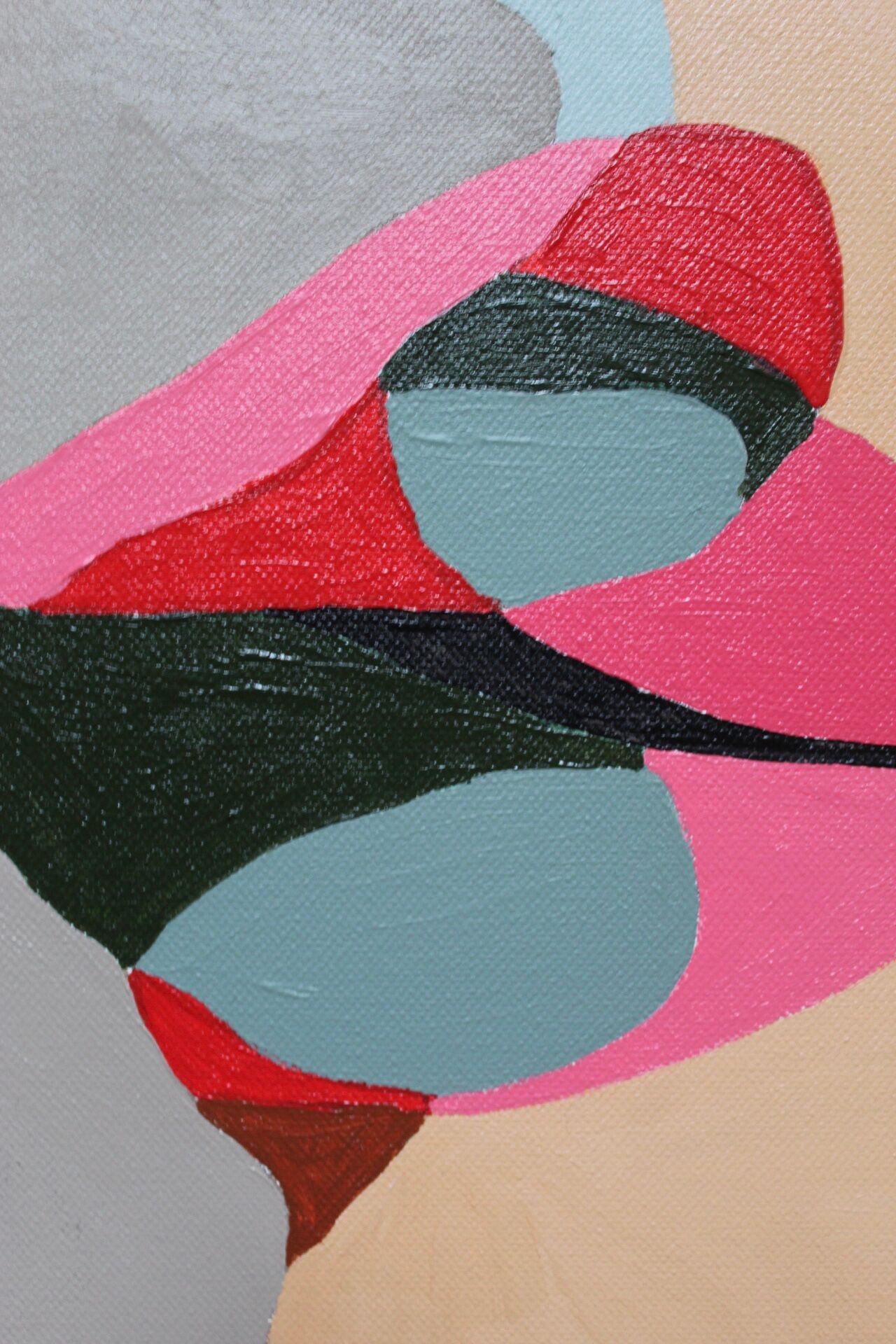 Acrylic canvas The kiss 73X54 cm for living room