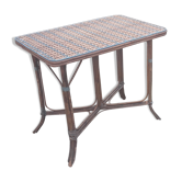 Table en rotin vintage des années 60