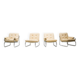 Three-Seater Borkum Sofa and Armchairs by Johan Bertil Häggström for Ikea, 1970s, Set of 2