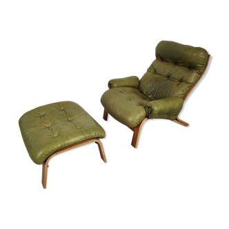 Ottoman Chair Oddvin Rykken , Norway 1970s