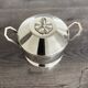 Antique silver-plated sugar bowl