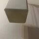 Opaline cubic pendant lamp in Art Deco style attributed to Walter Georg Kostk.
