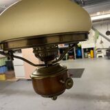 Opaline glass pendant light