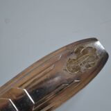 12 art deco table knives silver metal 25 cm monogram AR
