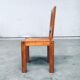 Postmodern Teak Side Chair, France, 1990s