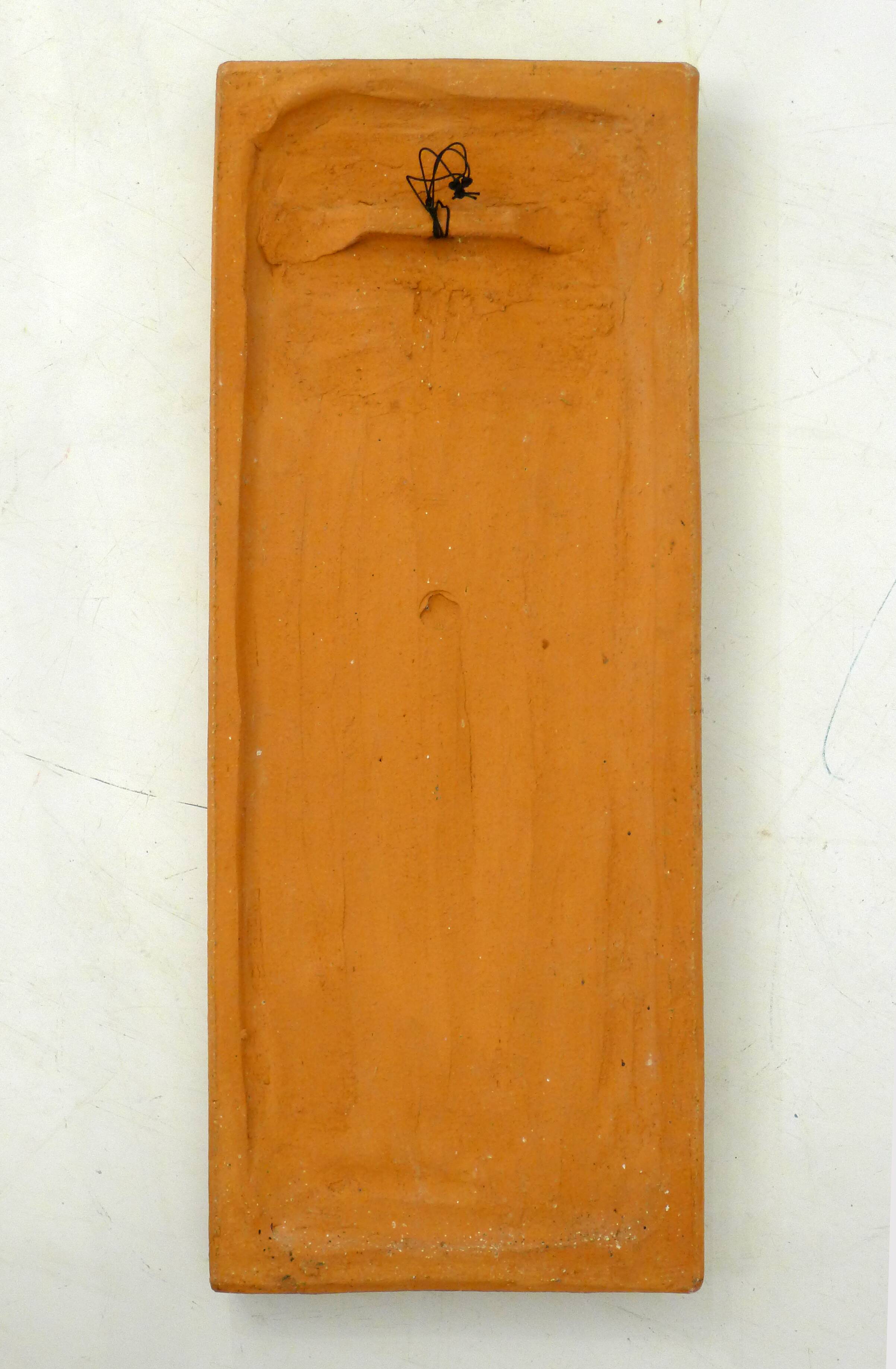 Wall plaque Woman bather, terracotta bas-relief