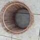vintage rattan planter from the 50s