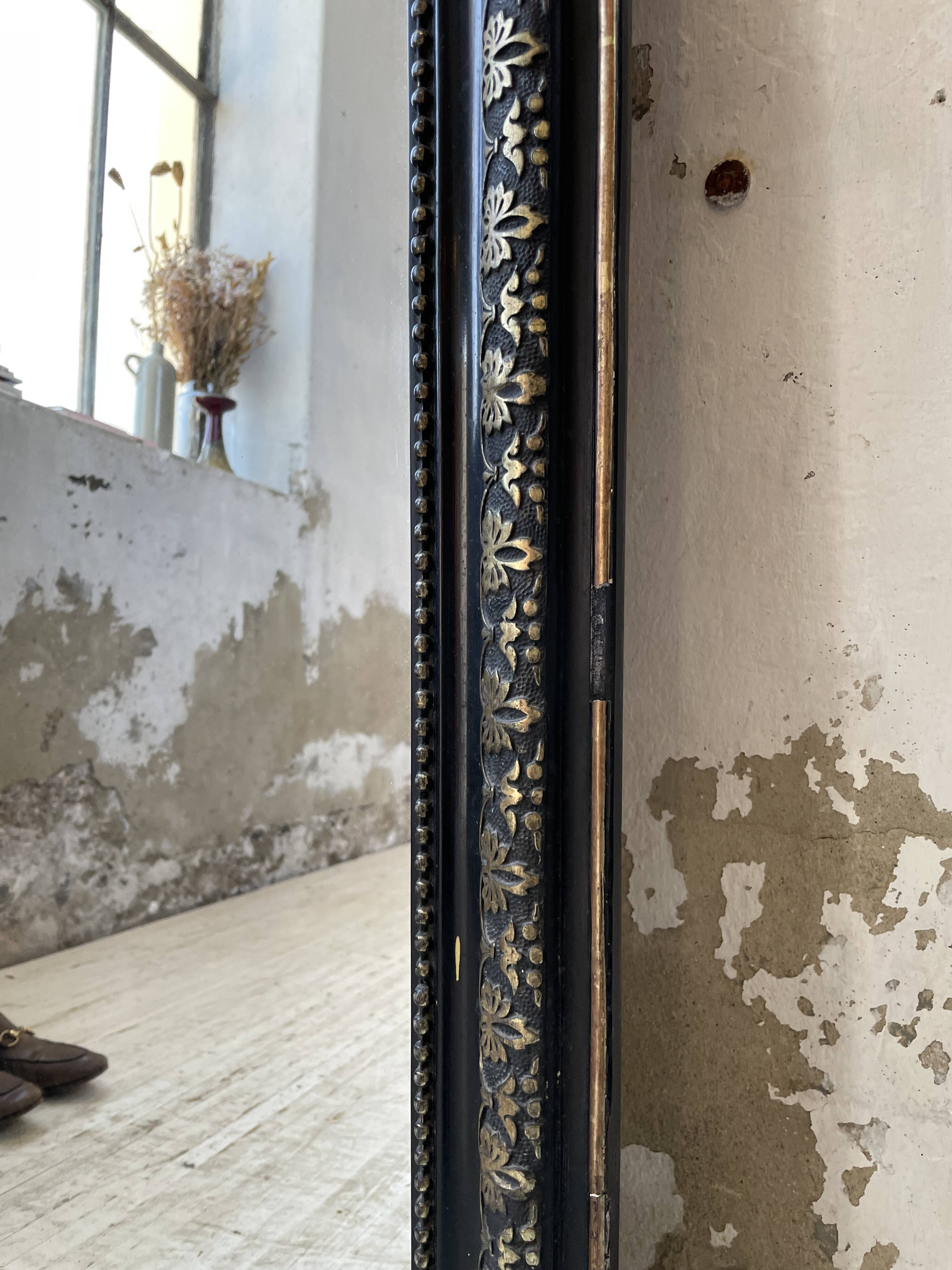 Louis Philippe XXL white mirror 2m