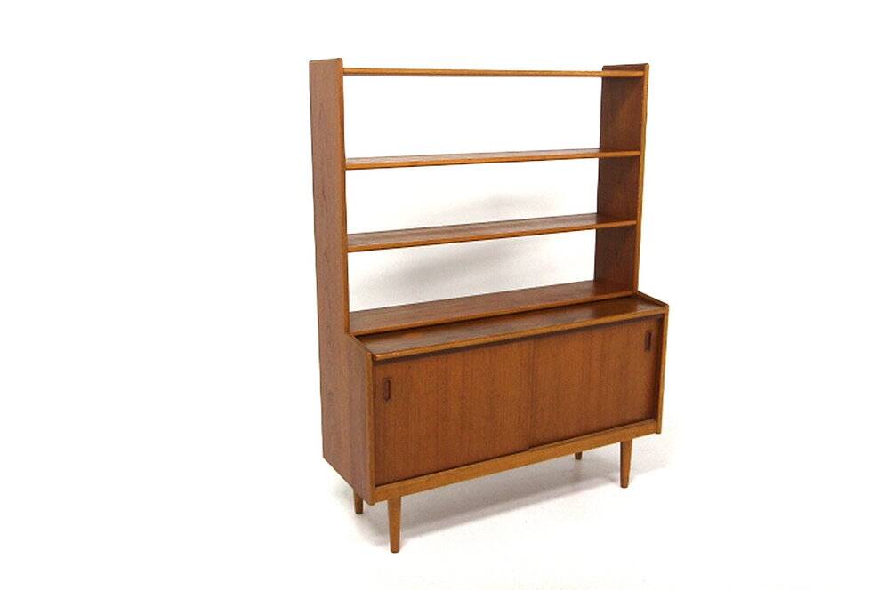 Secrétaire scandinave en teck et en chêne, Suède, 1960