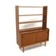 Secrétaire scandinave en teck et en chêne, Suède, 1960
