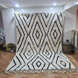 Handmade wool Berber rug 300 x 200 cm