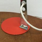 Pair of orange lamps