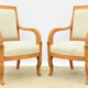 Pair of Restoration style armchairs