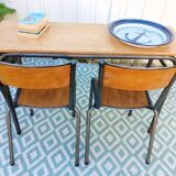 Set of 2 school chairs
