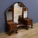 Walnut dressing table, Chippendale style, England – 1930