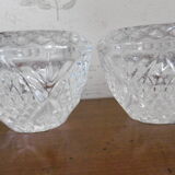 Vintage cut crystal candlesticks