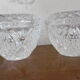 Vintage cut crystal candlesticks