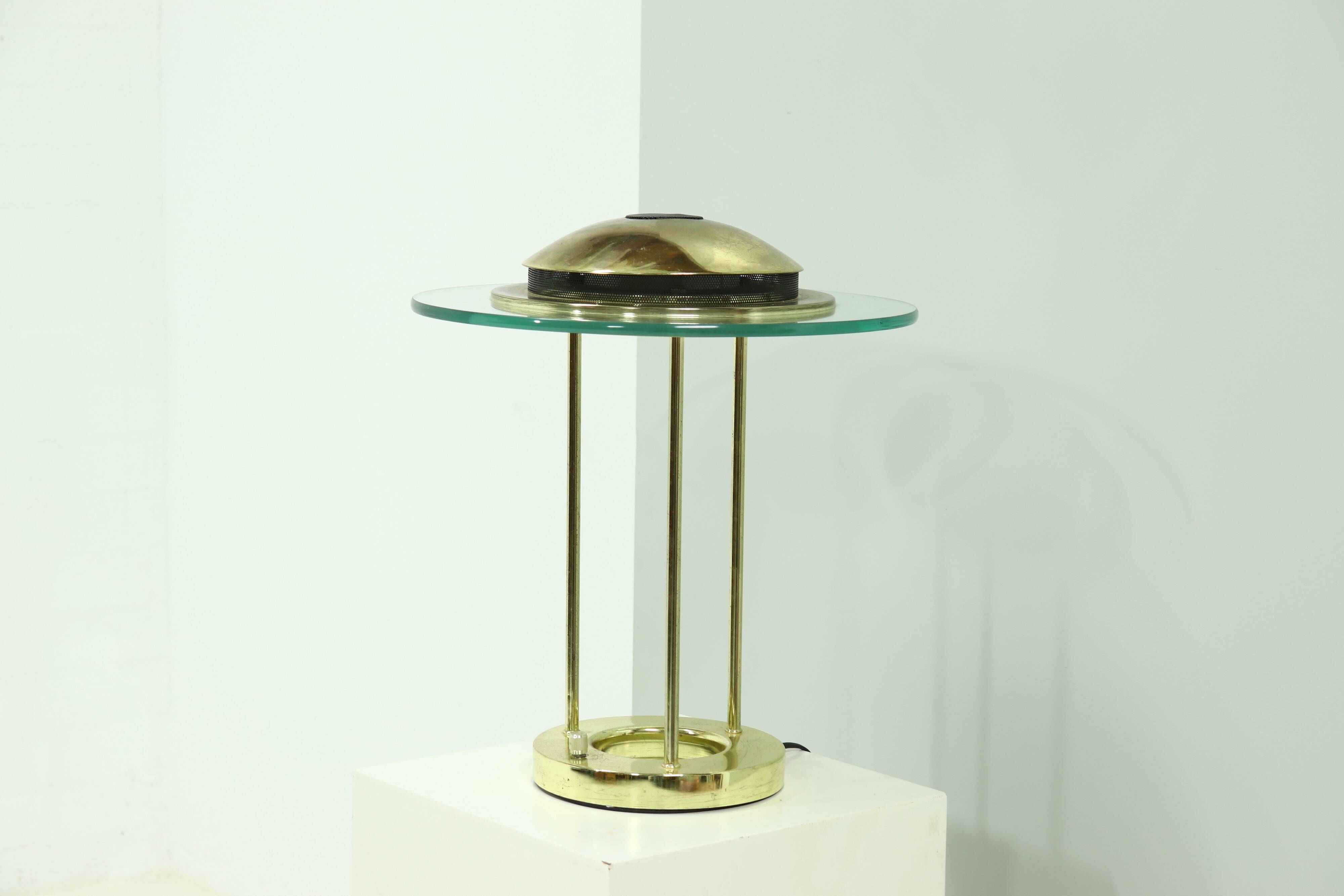 Mid-Century Modern Saturnus Lamp by Robert Sonneman for George Kovacs 1980s