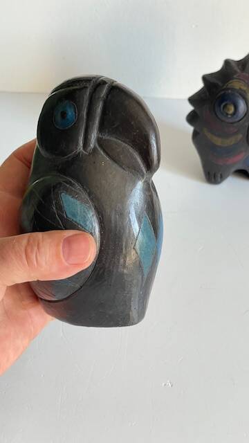 Oiseaux céramique artisanale vintage
