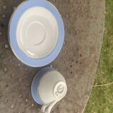 Coffee service, composed of 17 pieces, Poreylor, l amandinoise, vintage