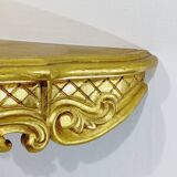 Louis XIV style gilded console