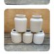 4 old stoneware mustard pots, lab Lagny, vintage France circa 1950/1960
