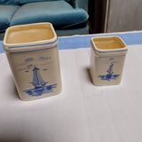 2 old spice pots