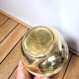 Gold brass pot cover