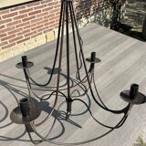 Wrought iron chandelier