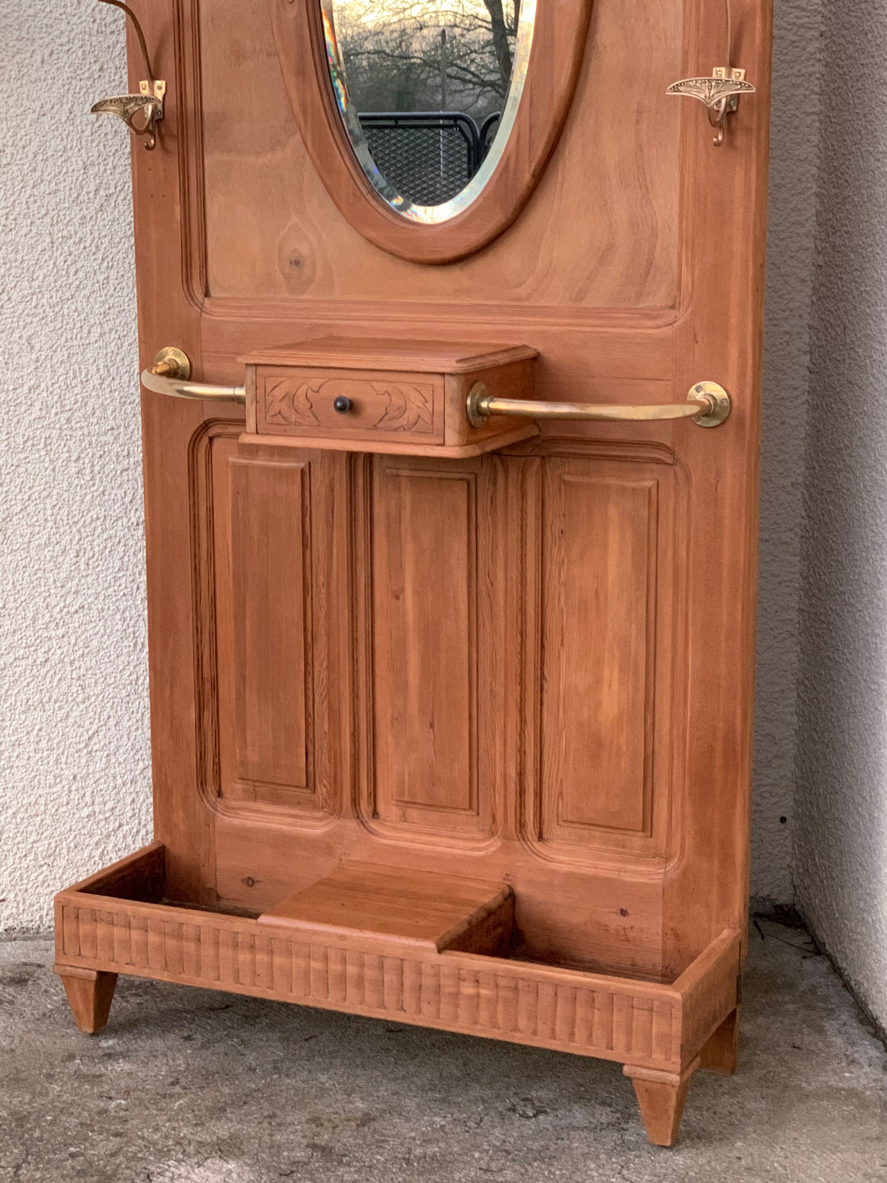 Vestiaire Art déco Noyer 1920