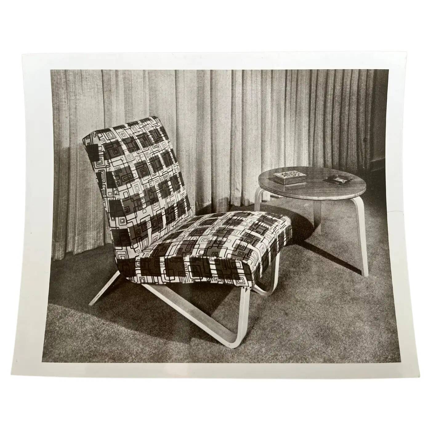 Photo originale du fauteuil Artek Pascoe / Suède - 1950