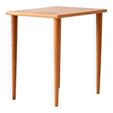 Small 1950s Scandinavian Coffee Table with Turned Legs